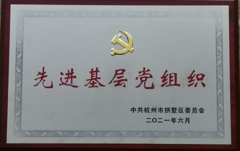 宏昊联合党支部荣获“拱墅区先进基层党组织”称号